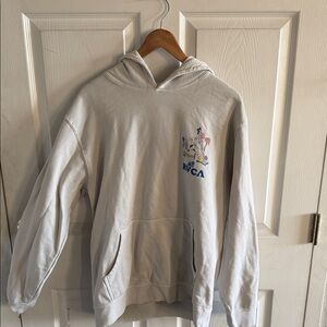 RVCA Graphic Bone White Hoodie Size Men’s Large